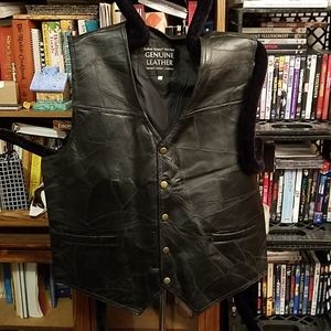 Men's Leather Vest